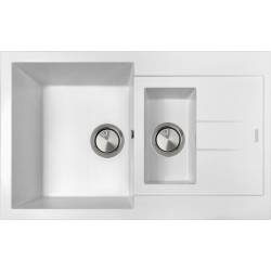 __WYSYŁKA 24H*__ | Zlew PLADOS ELEGANCE 78.15 MLECZNY (white 58) (AM781558)