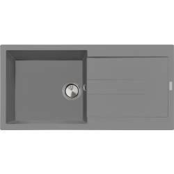 Zlew PLADOS ELEGANCE 99.10 TITANIUM METAL (szary metalik 42) (AM991042)