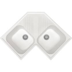 Zlew PLADOS ATLANTIC MLECZNY (white 58) (FTA832058)