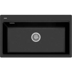 Zlew PLADOS LUX 86.10 CZARNY METAL (black metalik 44) (LX861044)