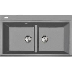 Zlew PLADOS LUX 86.20 TITANIUM METAL (szary metalik 42) (LX862042)