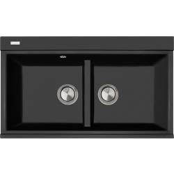 Zlew PLADOS LUX 86.20 CZARNY MAT (black mat 70) (LX862070)