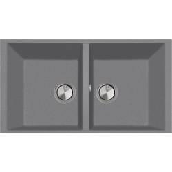 Zlew PLADOS ONE 7920-U TITANIUM METAL (szary metalik 42) (ON7920ST42)