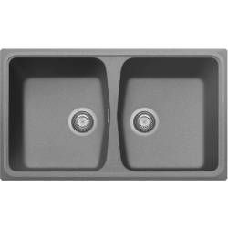 Zlew PLADOS VERONA 20 TITANIUM METAL (szary metalik 42) (SP079242)