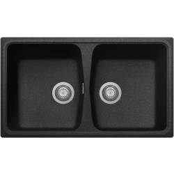 Zlew PLADOS VERONA 20 CZARNY METAL (black metalik 44) (SP079244)