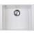Zlew PLADOS ONE 5610-U MLECZNY (white 58) (ON5610ST58)