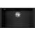 Zlew PLADOS ONE 7610-U CZARNY METAL (black metalik 44) (ON7610ST44)