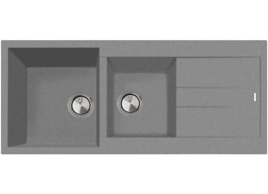 Zlew PLADOS ELEGANCE 116.20 TITANIUM METAL (szary metalik 42) (AM1162042)