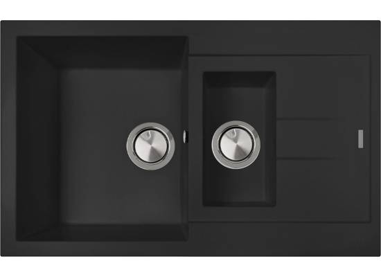 __WYSYŁKA 24H*__ | Zlew PLADOS ELEGANCE 78.15 CZARNY MAT (black mat 70) (AM781570)