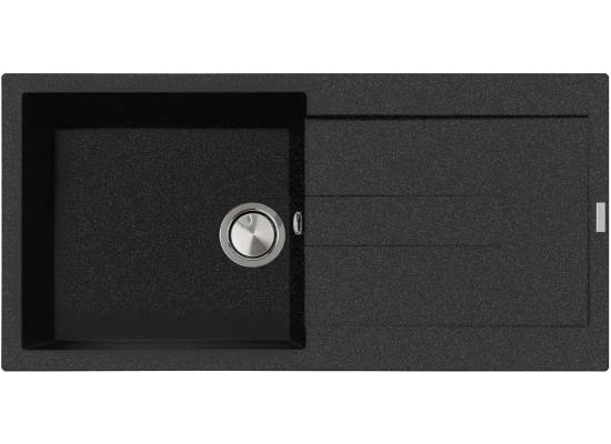 Zlew PLADOS ELEGANCE 99.10 CZARNY METAL (black metalik 44) (AM991044)