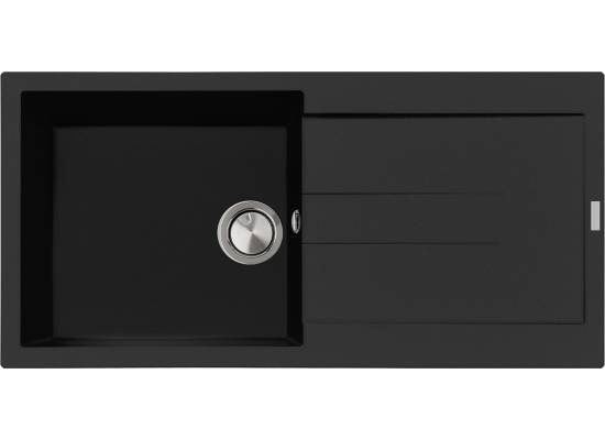 Zlew PLADOS ELEGANCE 99.10 CZARNY MAT (black mat 70) (AM991070)