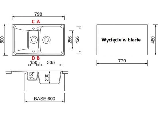 **__WYSYŁKA 24H__** Zlewozmywak PLADOS AROS 15 sahara (55) *** wycięcie otworów GRATIS ***