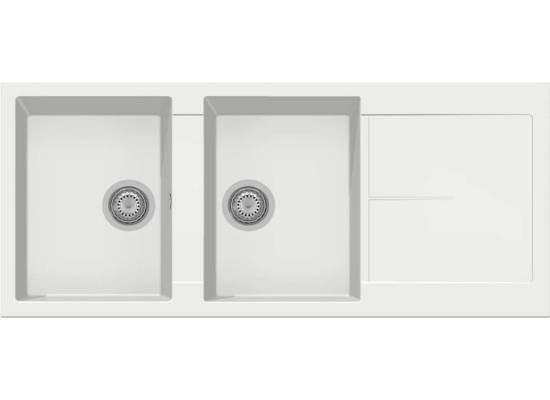 Zlew PLADOS INFINITY 116.20 PURE WHITE (biały N1) (NF11620N1)