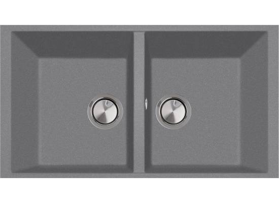 Zlew PLADOS ONE 7920-U TITANIUM METAL (szary metalik 42) (ON7920ST42)