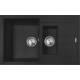 __WYSYŁKA 24H*__ | Zlew PLADOS ELEGANCE 78.15 CZARNY METAL (black metalik 44) (AM781544)