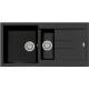 Zlew PLADOS ELEGANCE 99.15 CZARNY METAL (black metalik 44) (AM991544)