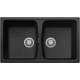 Zlew PLADOS VERONA 20 CZARNY METAL (black metalik 44) (SP079244)