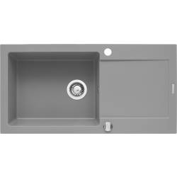 __wysyłka 24H*__ | Zlew PYRAMIS MIDO (100x50) 1B 1D szary beton (70089301) *** zamów wycięcie otworów GRATIS ***