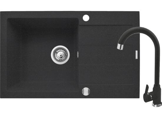 __wysyłka 24H*__ | ZESTAW PYRAMIS | SPARTA PLUS (78x48) 1B 1D + LUNGO czarny (nakrapiany) (070052701L)