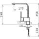 Bateria PYRAMIS AVENNA chrom (90921901)