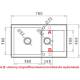 ZESTAW PYRAMIS | KORFU (78x46) 1 1/2B 1D + SILVIO beż piaskowy (070061601Sn)