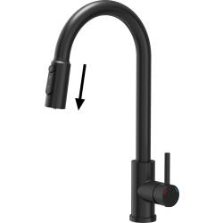 __WYSYŁKA 24H*^__ | Bateria QUADRON CINDY PULL-OUT FILTER PURE CARBON (czarny mat) (52140BLM)
