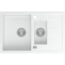 __WYSYŁKA 48H*__ | Zlew QUADRON MORGAN 156 SNOW WHITE (biały) (HB8224U1-BS_P2O)