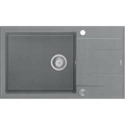__WYSYŁKA 48H*__ | Zlew QUADRON EVAN 136 XL SILVER STONE (szary) (HCQE58650U5_BS_P2O)