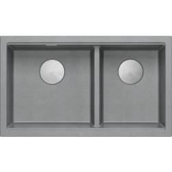 __WYSYŁKA 48H*__ | Zlew QUADRON LOGAN 120-U SILVER STONE (szary) (HQL7645U5_BS_U)