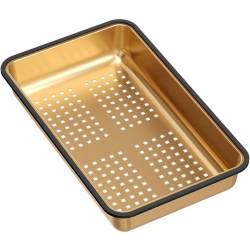 __WYSYŁKA 48H*__ | Wkładka/odsączarka stalowa QUADRON 380x230x60mm | COPPER (miedź) (RFC01-01-PVDC)