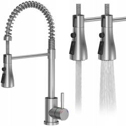 Bateria QUADRON SALMA stal szczotkowana (INOX) (3323520BS)