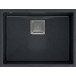 __WYSYŁKA 48H*__ | Zlew QUADRON DAVID 50 BLACK DIAMOND (czarny metalik) (HQD5542U8-BS)
