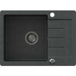 Zlew QUADRON JOHNNY 116 BLACK DOTTED (czarny nakrapiany) (HCQJ6044CZK)