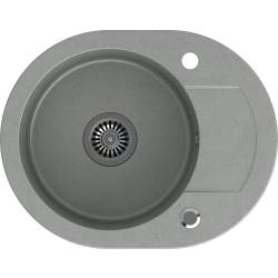 __WYSYŁKA 48H*__ | Zlew QUADRON JOHNNY 216 SILVER STONE (szary) (HCQC5846SZK)