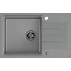 __WYSYŁKA 48H*__ | Zlew QUADRON PETER 111 SILVER STONE (szary) (HCQP7850SZK)