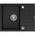 Zlew QUADRON MORGAN 116 PURE CARBON (czarny mat) (HB8210U7-BS_P2O)