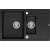 Zlew QUADRON MORGAN 156 PURE CARBON (czarny mat) (HB8224U7-BS_P2O)