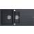 __WYSYŁKA 48H*__ | Zlew QUADRON EVAN 156 BLACK DIAMOND (czarny metalik) (HQE5510050U8_BS_P2O)