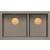 Zlew QUADRON LOGAN 120-U SOFT TAUPE (cappuccino) + syfon MIEDŹ (HQL7645U4_PVDC1_U)