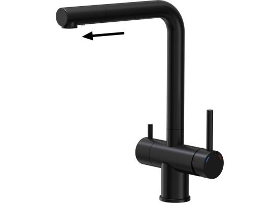 __WYSYŁKA 48H*__ | Bateria QUADRON ELLEN PULL-OUT FILTER PURE CARBON (czarny mat) (3673512_BLM)