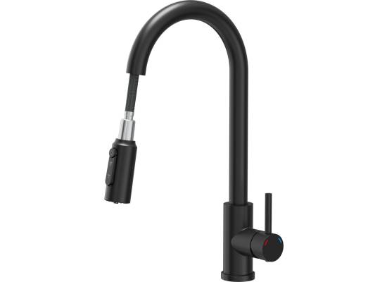 __WYSYŁKA 24H*^__ | Bateria QUADRON CINDY PULL-OUT FILTER PURE CARBON (czarny mat) (52140BLM)