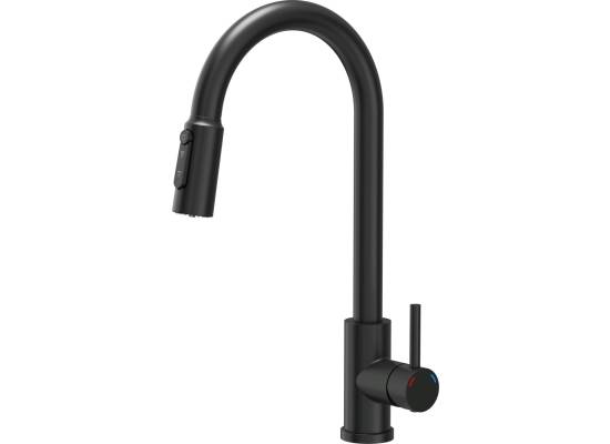 __WYSYŁKA 24H*^__ | Bateria QUADRON CINDY PULL-OUT FILTER PURE CARBON (czarny mat) (52140BLM)