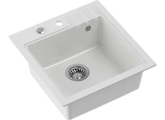 __WYSYŁKA 48H*__ | Zlew QUADRON PETER 110 SNOW WHITE (biały) (HCQP5052BIK)