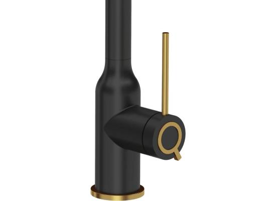 __WYSYŁKA 48H*__ | Bateria QUADRON NATALIE PURE CARBON (czarny mat) + ZŁOTY (3523501_BLMPVDG1)