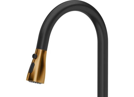 __WYSYŁKA 48H*__ | Bateria QUADRON JESSICA PULL-OUT PURE CARBON (czarny mat) + MIEDŹ (3573591_BLMPVDC1)