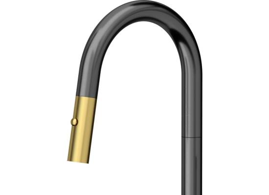 __WYSYŁKA 48H*__ | Bateria QUADRON FELICITY PULL-OUT GRAPHITE METAL (gun metal) + ZŁOTY (3623521_T1PVDG1)