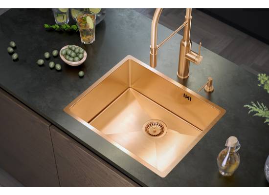 Zlew QUADRON ANTHONY 50 COPPER (miedź szczotkowana) (MF4444PVDBSC1)
