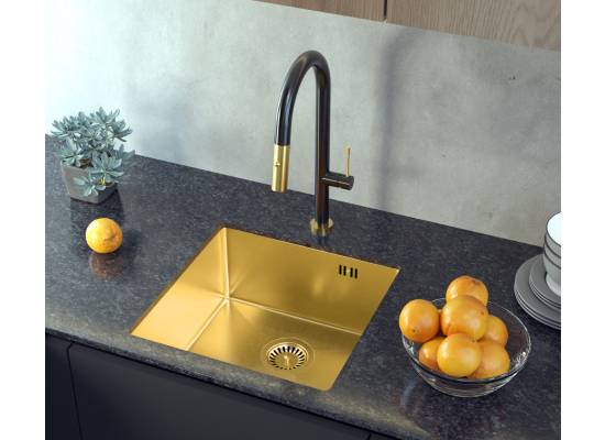 Zlew QUADRON ANTHONY 50 COPPER (miedź szczotkowana) (MF4444PVDBSC1)