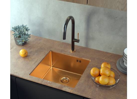 Zlew QUADRON ANTHONY 50 COPPER (miedź szczotkowana) (MF4444PVDBSC1)