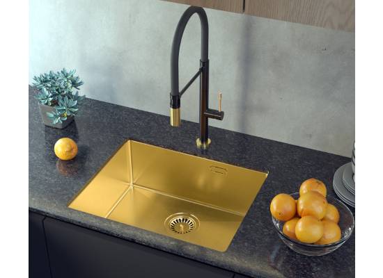 __WYSYŁKA 48H*__ | Zlew QUADRON ANTHONY 60 INOX (stal szczotkowana) (MF5444BS)